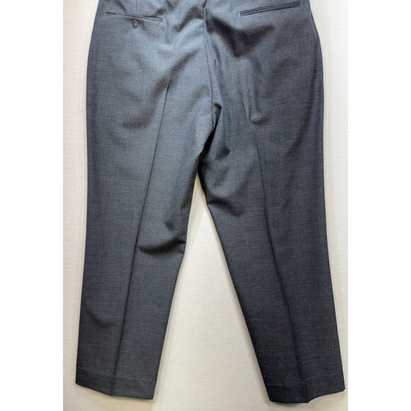 Farah Men’s Dress Pants Flat Front Stretch Size 34x26 Solid Blue Casua Pockets - Picture 2 of 12